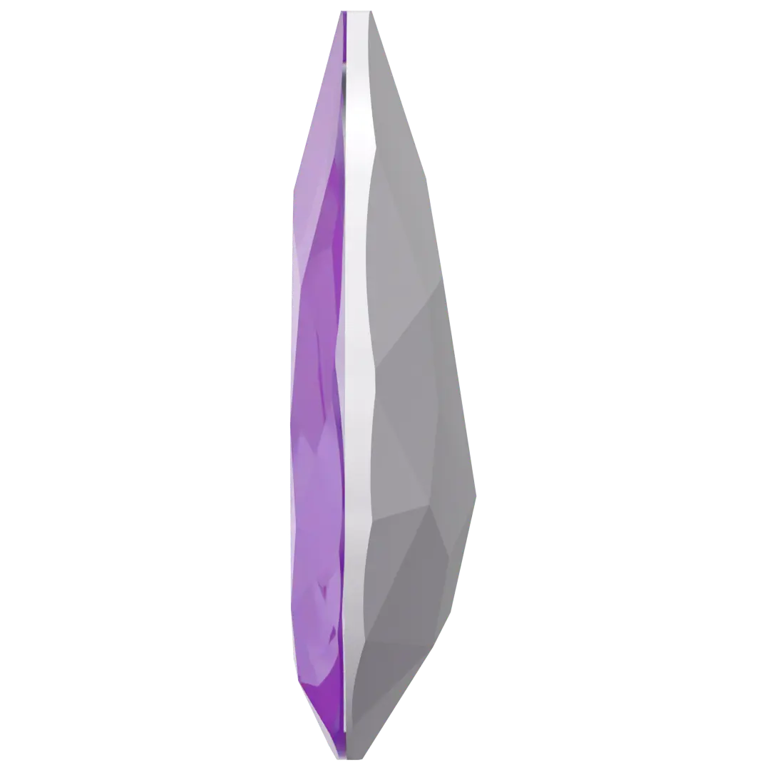 Swarovski Fancy Stones Large Pear (4327) Crystal Electric Violet Ignite UNFOILED - Bluestreak Crystals