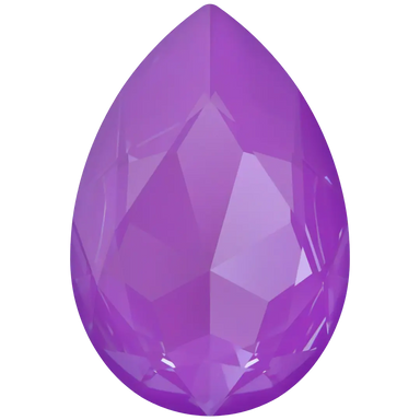 Swarovski Fancy Stones Large Pear (4327) Crystal Electric Violet Ignite UNFOILED - Bluestreak Crystals