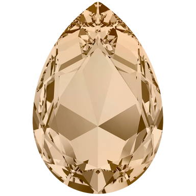 Swarovski Fancy Stones Large Pear (4327) Crystal Golden Shadow - Bluestreak Crystals