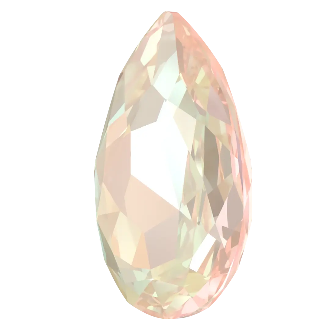 Swarovski Fancy Stones Large Pear (4327) Crystal Ivory Cream Delite UNFOILED - Bluestreak Crystals