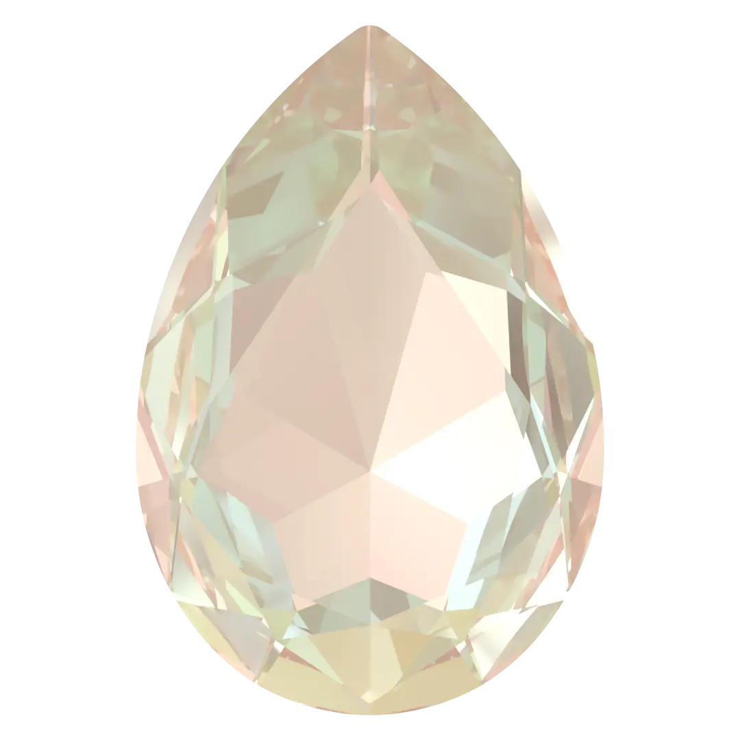 Swarovski Fancy Stones Large Pear (4327) Crystal Ivory Cream Delite UNFOILED - Bluestreak Crystals