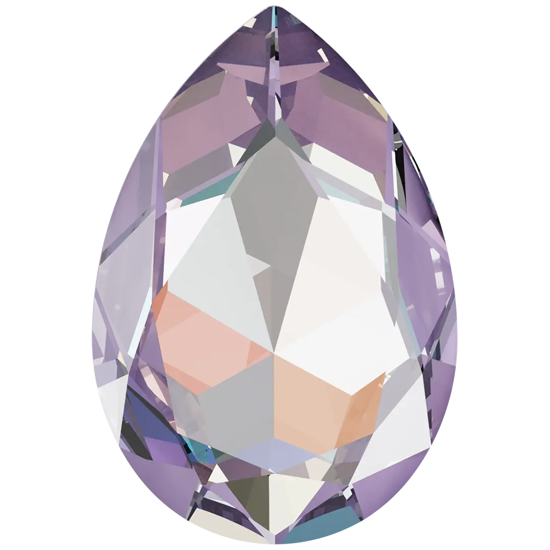 Swarovski Fancy Stones Large Pear (4327) Crystal Lavender Delite UNFOILED - Bluestreak Crystals