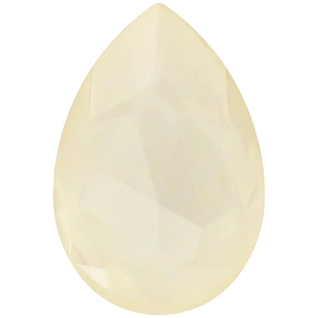 Swarovski Fancy Stones Large Pear (4327) Crystal Linen Ignite UNFOILED - Bluestreak Crystals