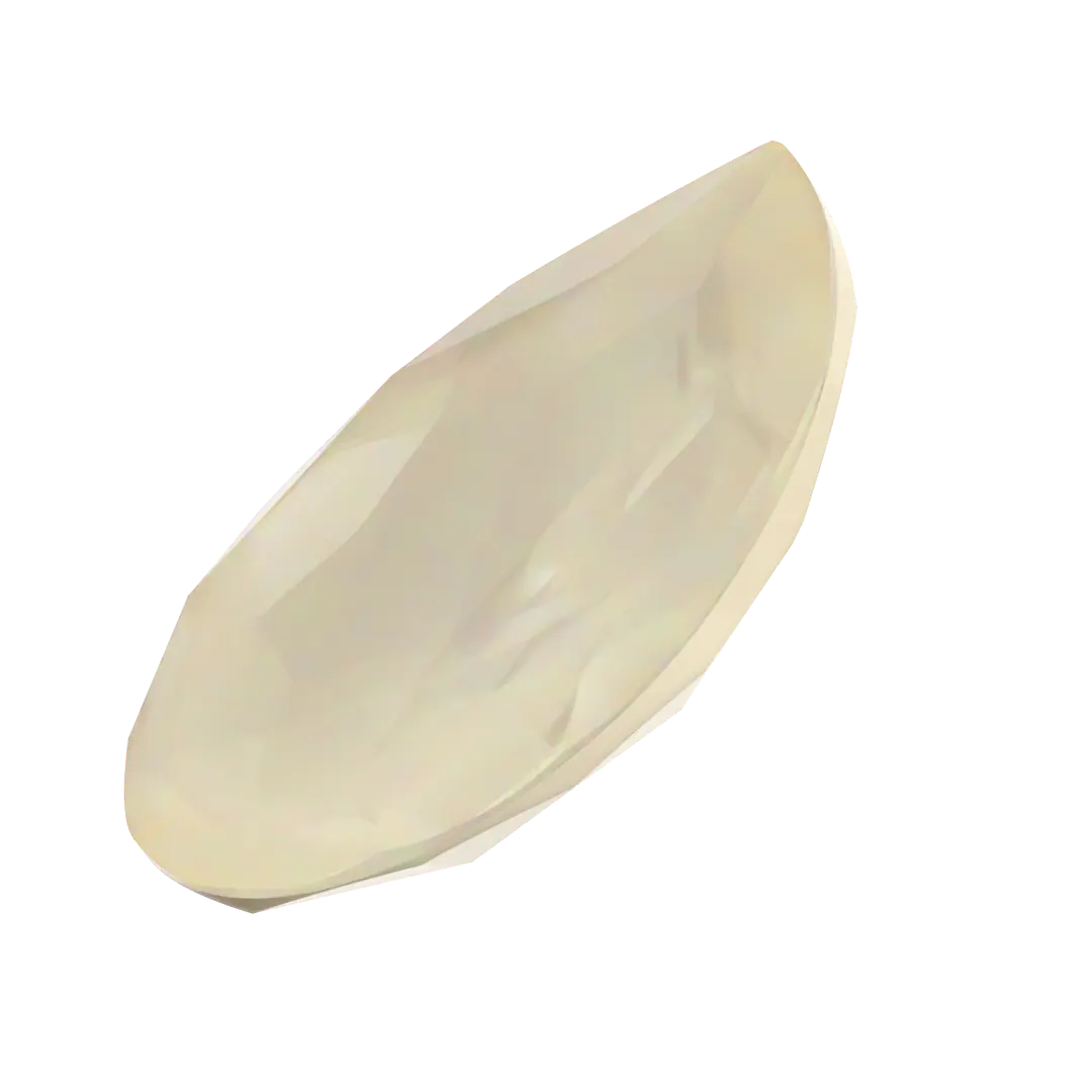 Swarovski Fancy Stones Large Pear (4327) Crystal Linen Ignite UNFOILED - Bluestreak Crystals