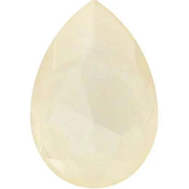 Swarovski Fancy Stones Large Pear (4327) Crystal Linen Ignite UNFOILED - Bluestreak Crystals