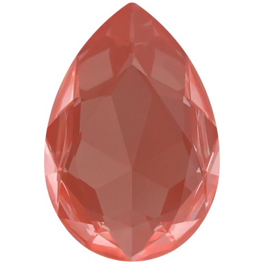 Swarovski Fancy Stones Large Pear (4327) Crystal Maroon Ignite UNFOILED - Bluestreak Crystals