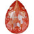 Swarovski Fancy Stones Large Pear (4327) Crystal Orange Glow Delite UNFOILED-Swarovski Fancy Stones-30x20mm - Pack of 24 (Wholesale)-Bluestreak Crystals