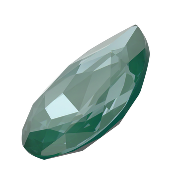 Swarovski Fancy Stones Large Pear (4327) Crystal Pine Green Ignite UNFOILED - Bluestreak Crystals