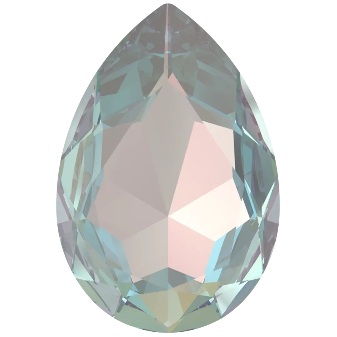 Swarovski Fancy Stones Large Pear (4327) Crystal Serene Gray Delite UNFOILED - Bluestreak Crystals