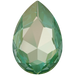 Swarovski Fancy Stones Large Pear (4327) Crystal Silky Sage Delite UNFOILED - Bluestreak Crystals