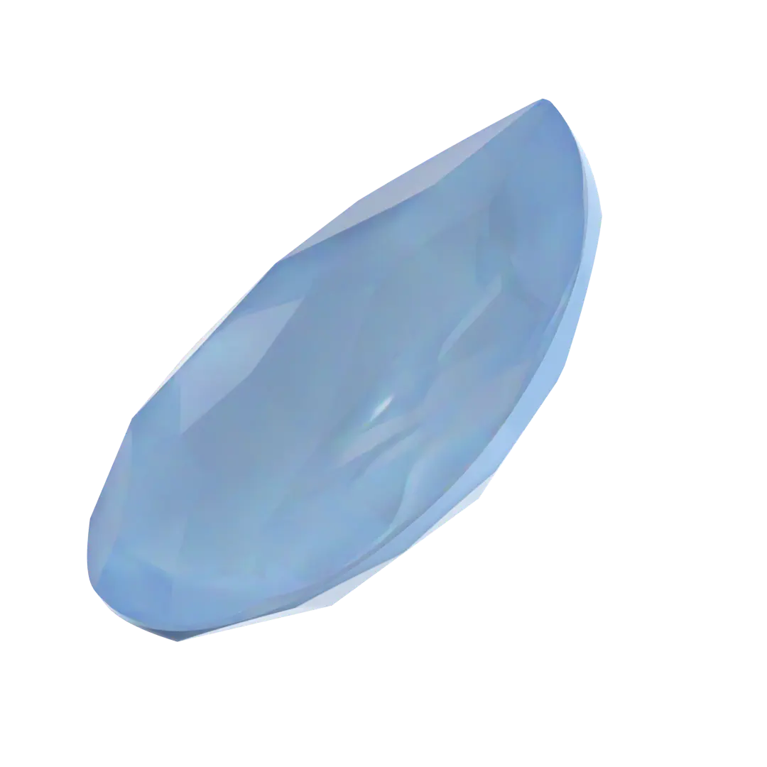 Swarovski Fancy Stones Large Pear (4327) Crystal Sky Ignite UNFOILED - Bluestreak Crystals