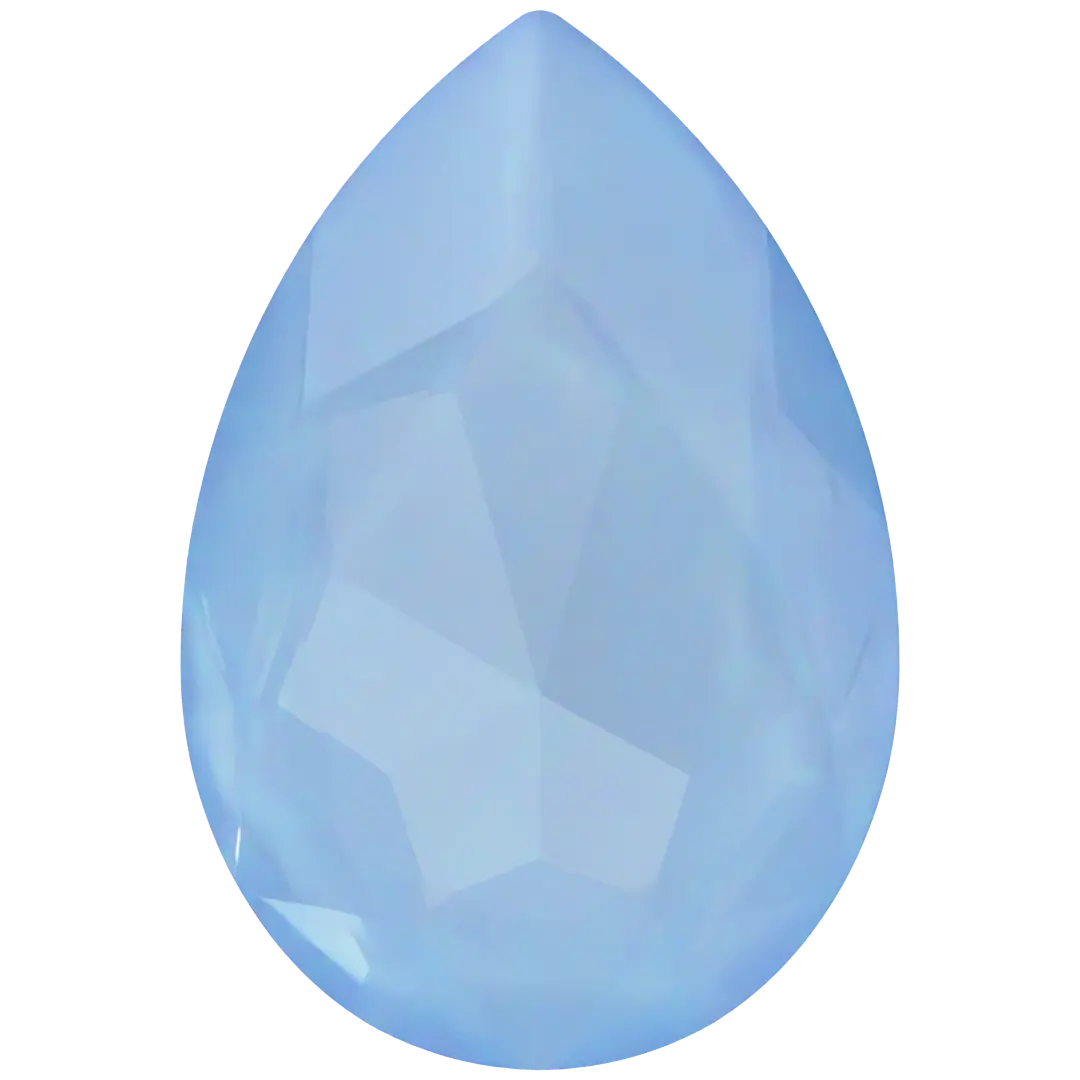 Swarovski Fancy Stones Large Pear (4327) Crystal Sky Ignite UNFOILED - Bluestreak Crystals