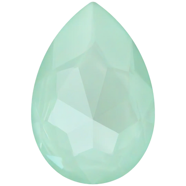 Swarovski Fancy Stones Large Pear (4327) Crystal Soft Mint Ignite - Bluestreak Crystals