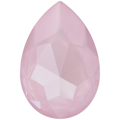 Swarovski Fancy Stones Large Pear (4327) Crystal Soft Rose Ignite - Bluestreak Crystals
