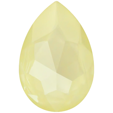 Swarovski Fancy Stones Large Pear (4327) Crystal Soft Yellow Ignite - Bluestreak Crystals