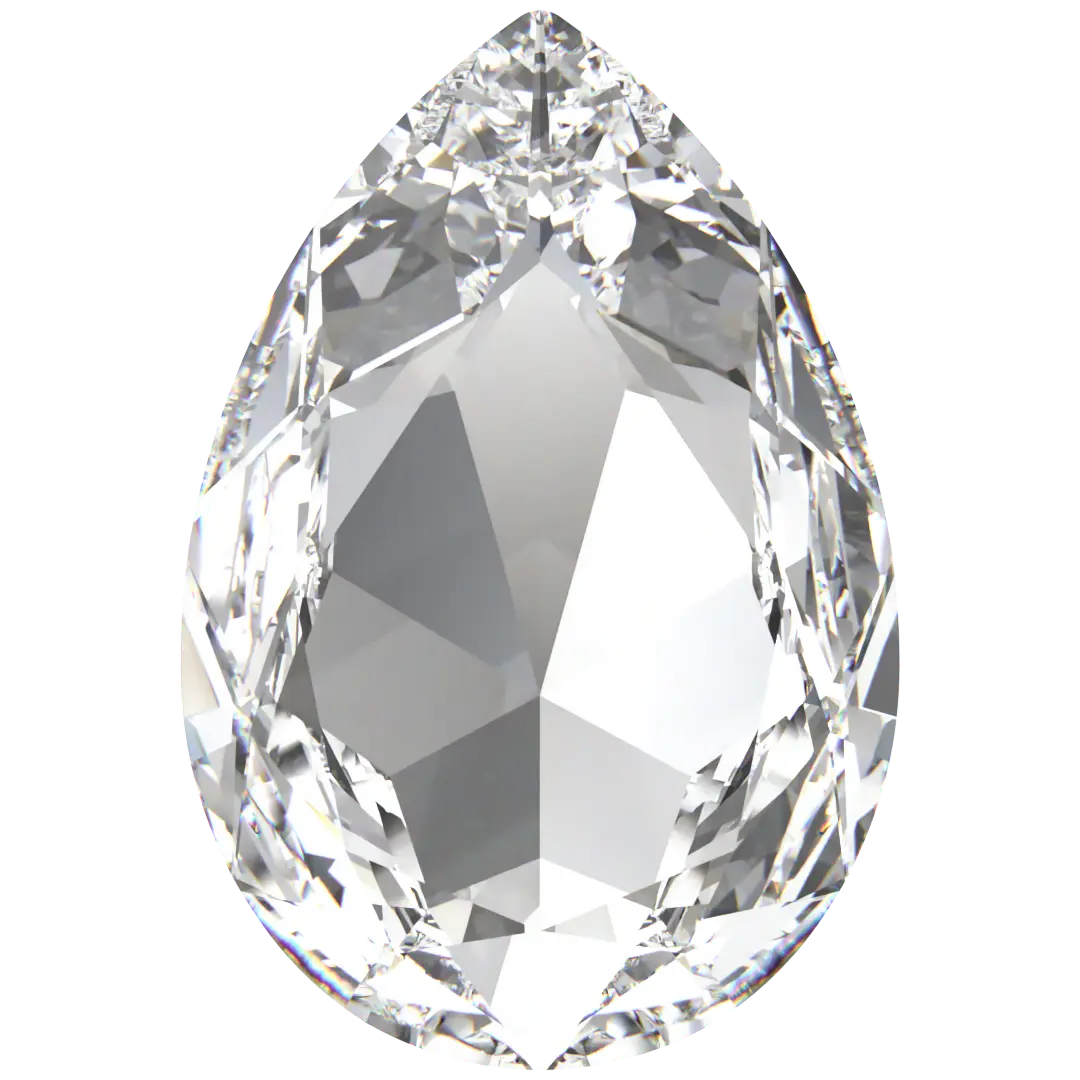 Swarovski Fancy Stones Large Pear (4327) Crystal - Bluestreak Crystals