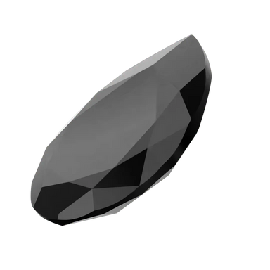 Swarovski Fancy Stones Large Pear (4327) Jet UNFOILED - Bluestreak Crystals