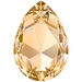Swarovski Fancy Stones Large Pear (4327) Light Colorado Topaz - Bluestreak Crystals