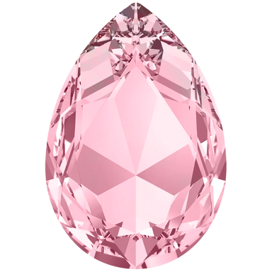 Swarovski Fancy Stones Large Pear (4327) Light Rose - Bluestreak Crystals