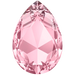 Swarovski Fancy Stones Large Pear (4327) Light Rose - Bluestreak Crystals