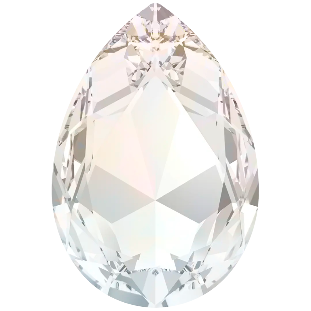 Swarovski Fancy Stones Large Pear (4327) White Opal - Bluestreak Crystals