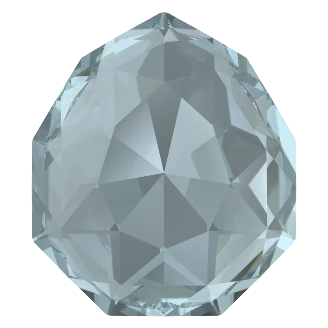 Swarovski Fancy Stones Majestic (4329) Aquamarine Ignite UNFOILED - Bluestreak Crystals