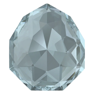 Swarovski Fancy Stones Majestic (4329) Aquamarine Ignite UNFOILED - Bluestreak Crystals