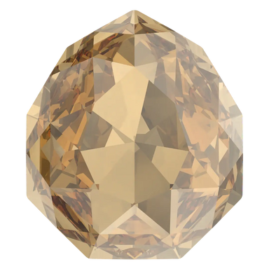 Swarovski Fancy Stones Majestic (4329) Crystal Golden Shadow - Bluestreak Crystals