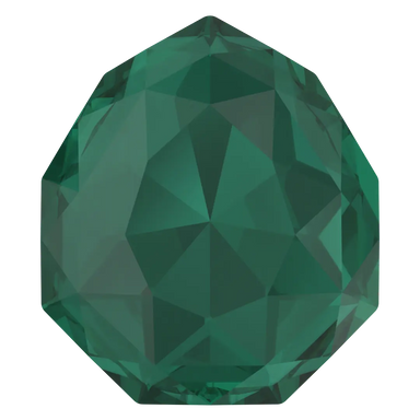 Swarovski Fancy Stones Majestic (4329) Emerald Ignite UNFOILED - Bluestreak Crystals