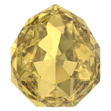 Swarovski Fancy Stones Majestic (4329) Golden Topaz - Bluestreak Crystals