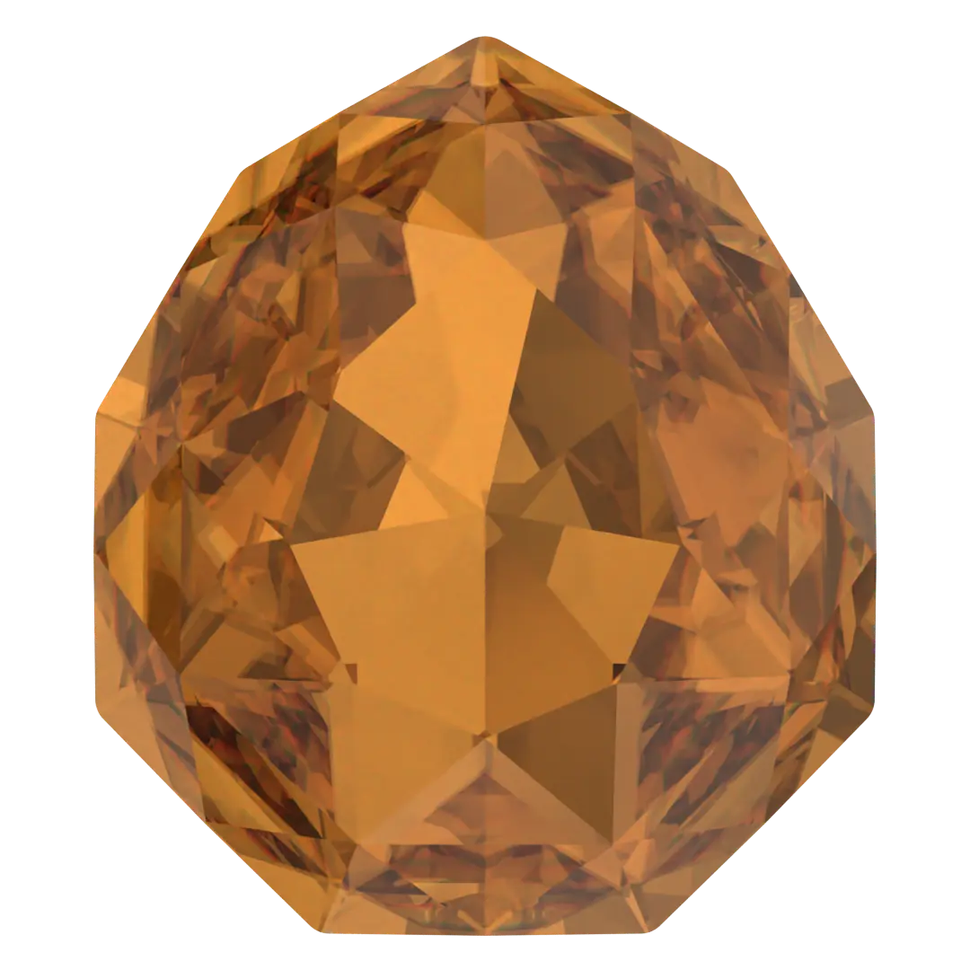 Swarovski Fancy Stones Majestic (4329) Light Amber - Bluestreak Crystals