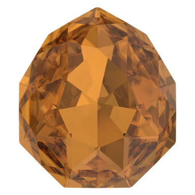 Swarovski Fancy Stones Majestic (4329) Light Amber - Bluestreak Crystals