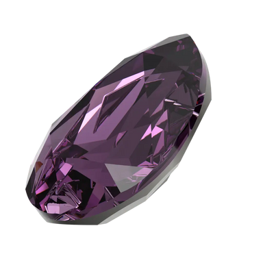 Swarovski Fancy Stones Mirage Pear (4390) Amethyst - Bluestreak Crystals