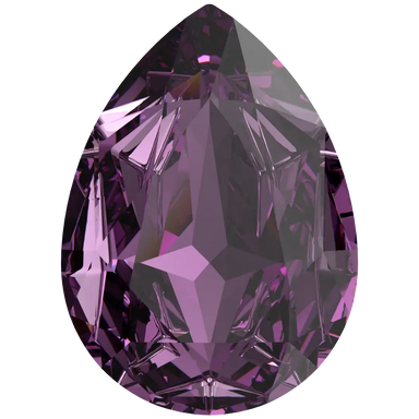Swarovski Fancy Stones Mirage Pear (4390) Amethyst - Bluestreak Crystals