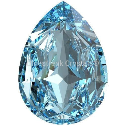 Swarovski Fancy Stones Mirage Pear (4390) Aquamarine-Swarovski Fancy Stones-10x7mm - Pack of 144 (Wholesale)-Bluestreak Crystals