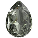 Swarovski Fancy Stones Mirage Pear (4390) Black Diamond - Bluestreak Crystals