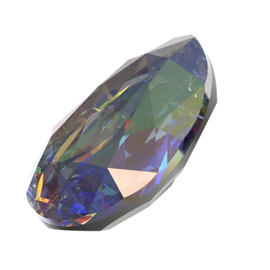 Swarovski Fancy Stones Mirage Pear (4390) Crystal AB - Bluestreak Crystals