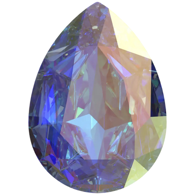 Swarovski Fancy Stones Mirage Pear (4390) Crystal AB - Bluestreak Crystals