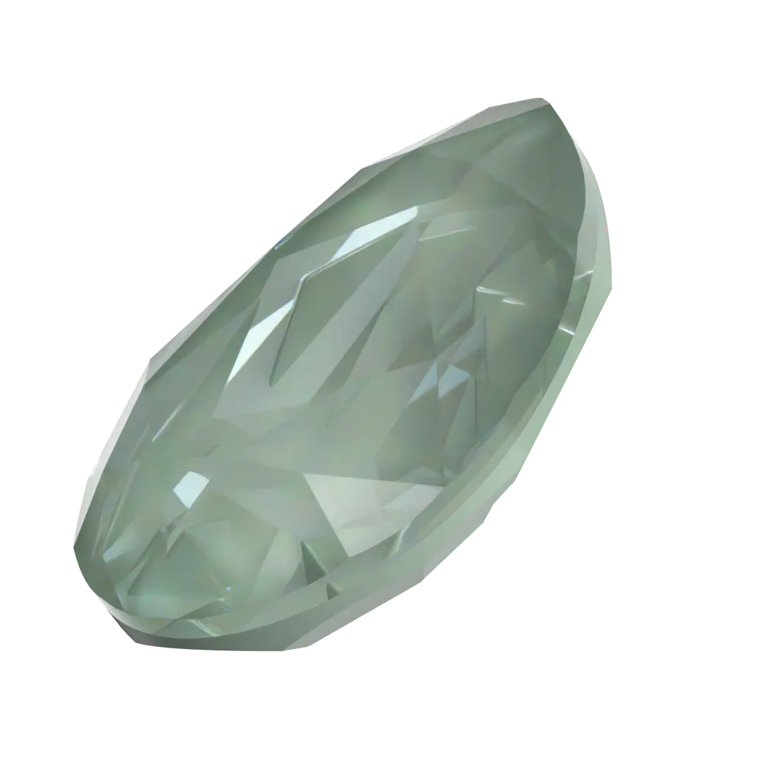 Swarovski Fancy Stones Mirage Pear (4390) Crystal Agave Ignite UNFOILED - Bluestreak Crystals