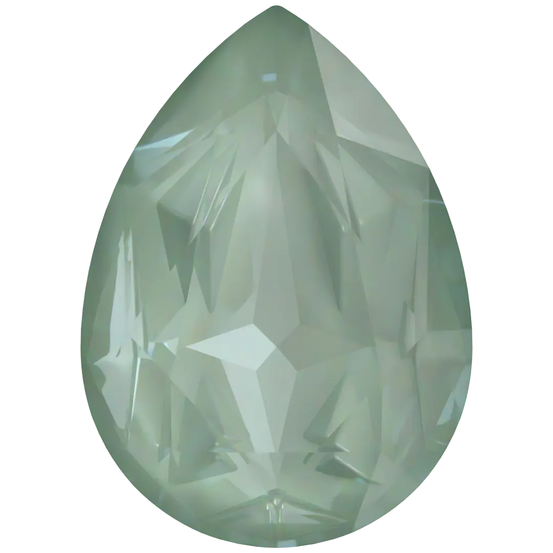 Swarovski Fancy Stones Mirage Pear (4390) Crystal Agave Ignite UNFOILED - Bluestreak Crystals