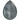 Swarovski Fancy Stones Mirage Pear (4390) Crystal Dark Grey Ignite UNFOILED - Bluestreak Crystals