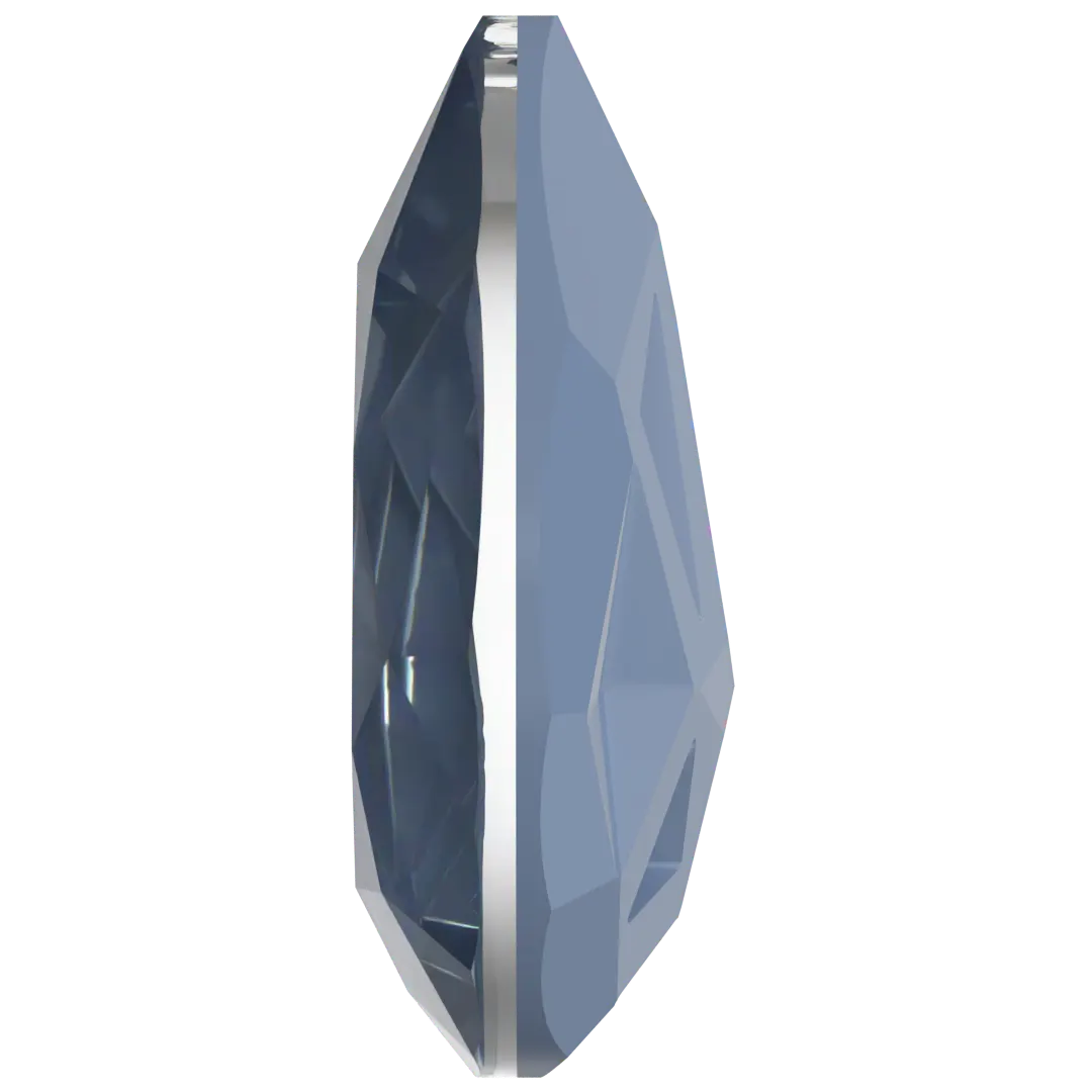 Swarovski Fancy Stones Mirage Pear (4390) Crystal Denim Ignite UNFOILED - Bluestreak Crystals