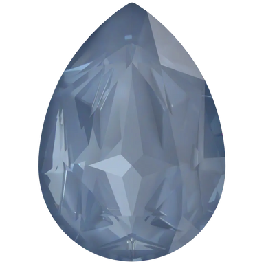 Swarovski Fancy Stones Mirage Pear (4390) Crystal Denim Ignite UNFOILED - Bluestreak Crystals