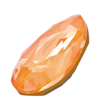 Swarovski Fancy Stones Mirage Pear (4390) Crystal Mango Ignite UNFOILED - Bluestreak Crystals