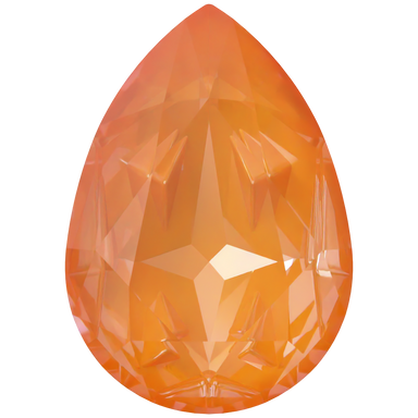 Swarovski Fancy Stones Mirage Pear (4390) Crystal Mango Ignite UNFOILED - Bluestreak Crystals
