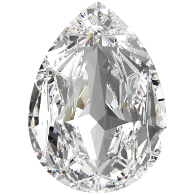 Swarovski Fancy Stones Mirage Pear (4390) Crystal - Bluestreak Crystals