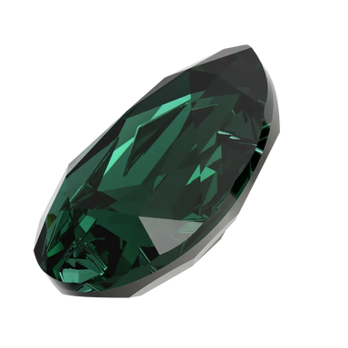 Swarovski Fancy Stones Mirage Pear (4390) Emerald - Bluestreak Crystals