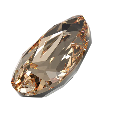 Swarovski Fancy Stones Mirage Pear (4390) Light Colorado Topaz - Bluestreak Crystals