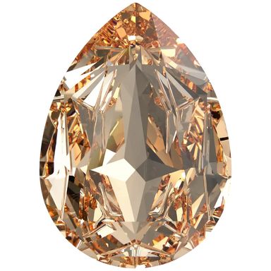 Swarovski Fancy Stones Mirage Pear (4390) Light Colorado Topaz - Bluestreak Crystals
