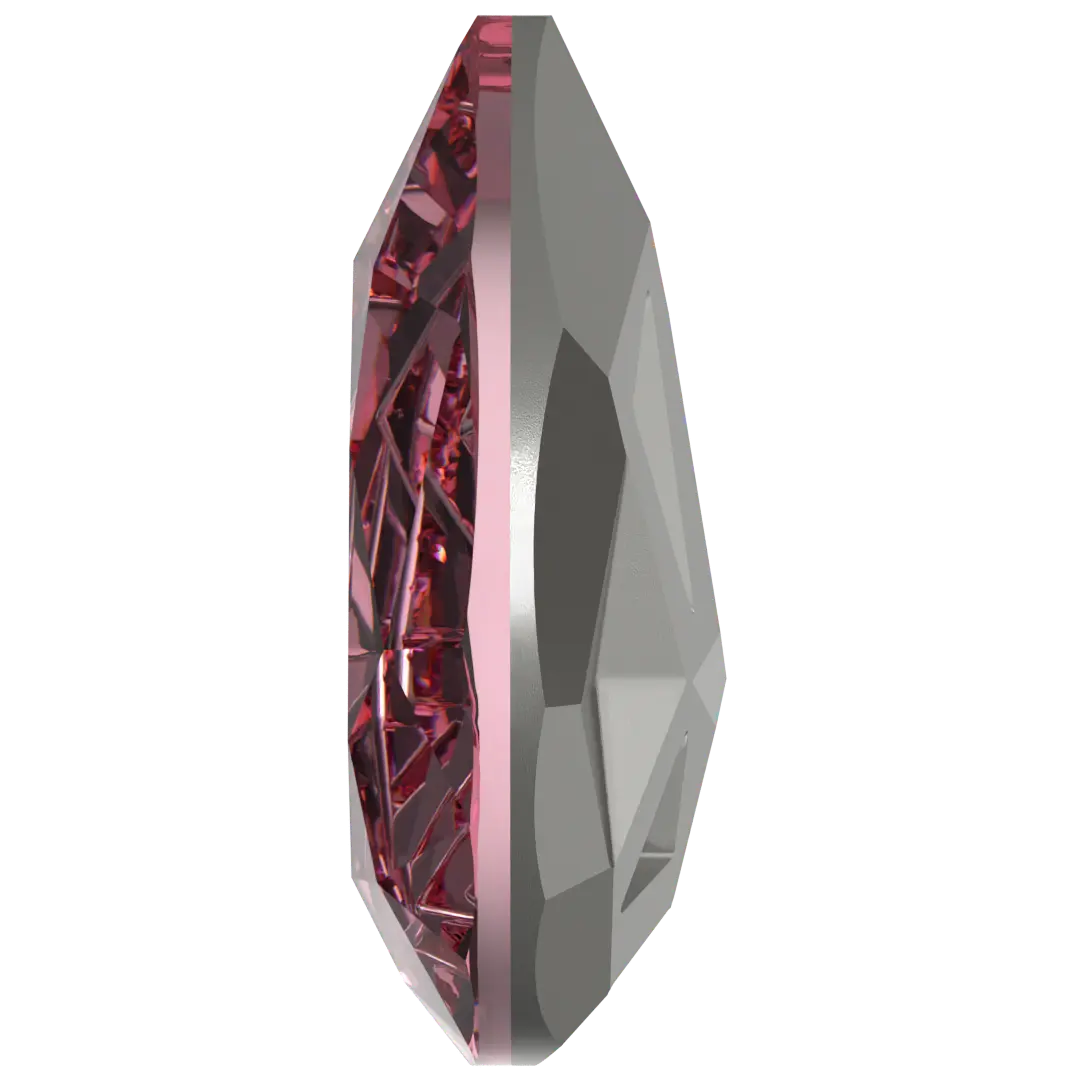Swarovski Fancy Stones Mirage Pear (4390) Light Rose - Bluestreak Crystals